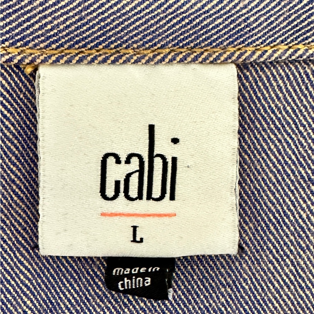 CAbi Ladies Denim Workshop Shacket‎ - Large - Picture 7 of 11